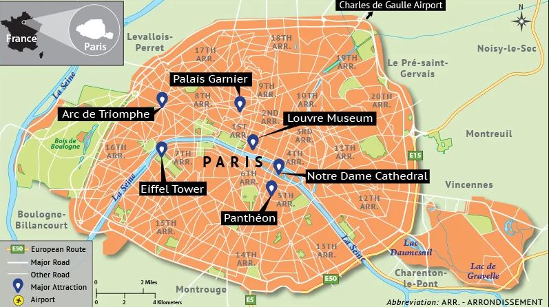 Paris Safety Crime Map 