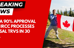 Canada Spousal TRV Processing in 30 days, 90% Approval Rate